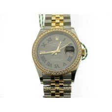 Rolex Datejust 36mm ref. 126283RBR-0021 Jubilee acciaio oro giallo 18kt Wimbledon nuovo